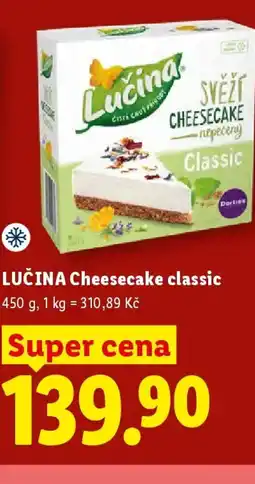 Lidl LUČINA Cheesecake classic nabídka