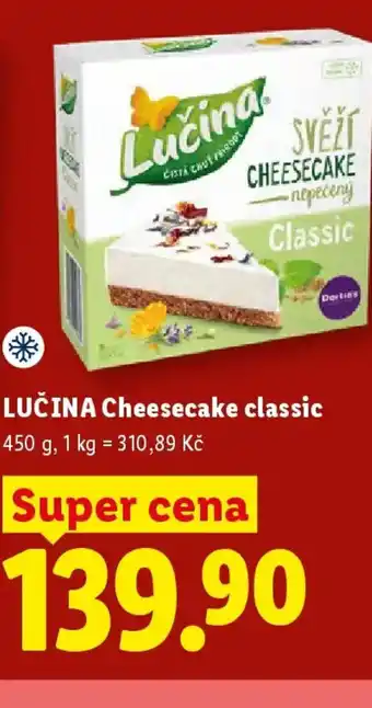 Lidl LUČINA Cheesecake classic nabídka