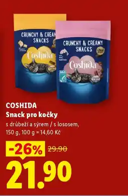 Lidl COSHIDA Snack pro kočky nabídka
