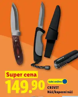 Lidl CRIVIT Nůž/kapesní nůž nabídka