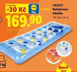 Lidl CRIVIT Nafukovací lehátko nabídka