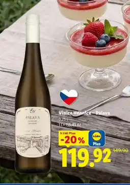 Lidl Vinice Hnanice - Pálava nabídka