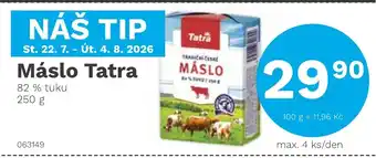 Máslo Tatra