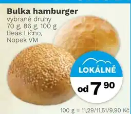 Konzum Bulka hamburger nabídka