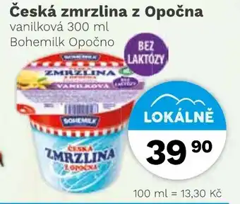 Konzum Česká zmrzlina z Opočna nabídka