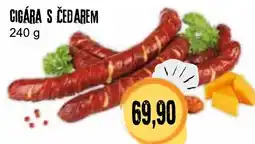 Konzum Cigára s čedarem nabídka