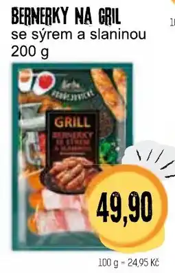 Konzum Bernerky na gril nabídka