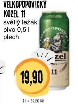 Konzum Velkopopovický kozel 11 nabídka