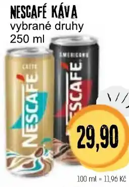Konzum Nescafé káva nabídka
