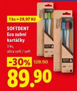 Lidl SOFTdent ECO zubní kartáčky nabídka