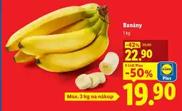Lidl Banány nabídka
