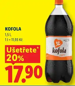 Lidl Kofola nabídka