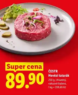 Lidl ČESTR Hovězí tatarák nabídka