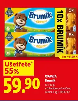 Lidl OPAVIA Brumík nabídka