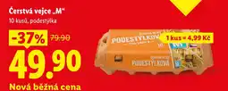Lidl Čerstvá vejce,,M" nabídka