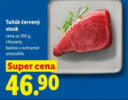 Lidl Tuňák červený steak nabídka