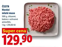 Lidl ČESTR Hovězí mleté maso nabídka