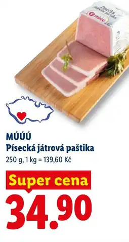 Lidl MÚÚÚ Písecká játrová paštika nabídka