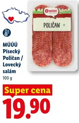 Lidl MÚÚÚ Písecký Poličan / Lovecký salám nabídka