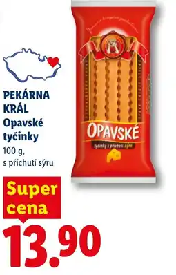 Lidl PEKÁRNA KRÁL Opavské tyčinky nabídka