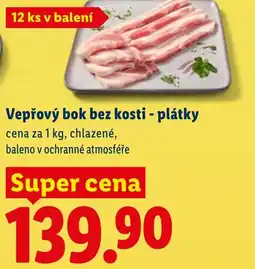 Lidl Vepřový bok bez kosti - plátky nabídka