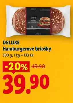 Lidl DELUXE Hamburgerové briošky nabídka