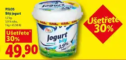 Lidl PILOS Bílý jogurt nabídka