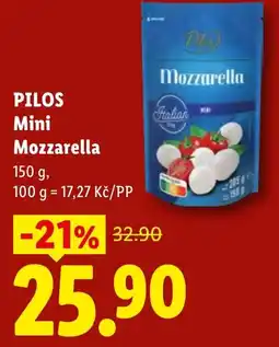 Lidl PILOS Mini Mozzarella nabídka