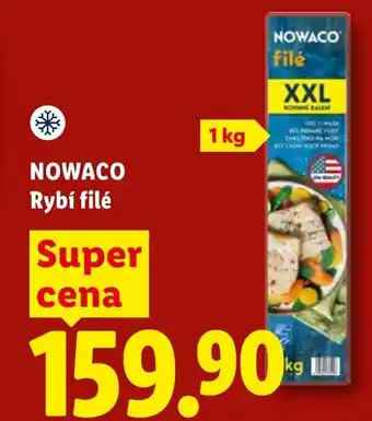 Lidl NOWACO Rybí filé nabídka