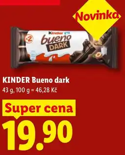 Lidl KINDER Bueno dark nabídka