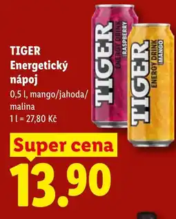 Lidl TIGER Energetický nápoj nabídka