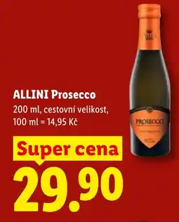 Lidl ALLINI Prosecco nabídka