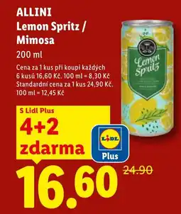 Lidl ALLINI Lemon Spritz/ Mimosa nabídka