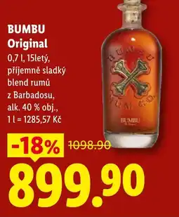 Lidl BUMBU Original nabídka