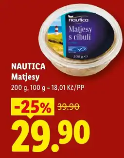 Lidl NAUTICA Matjesy nabídka