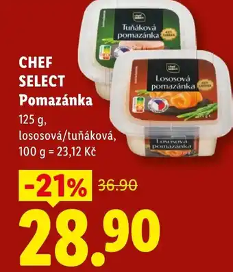 Lidl CHEF SELECT Pomazánka nabídka