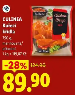 Lidl CULINEA Kuřecí křídla nabídka