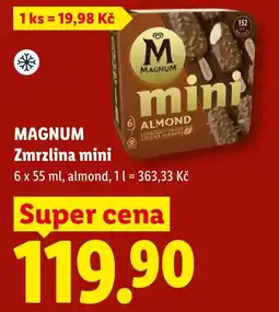 Lidl MAGNUM Zmrzlina mini nabídka