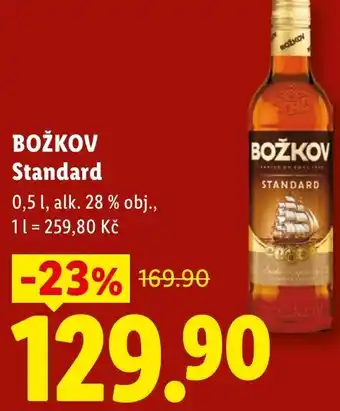 Lidl BOŽKOV Standard nabídka