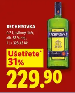 Lidl BECHEROVKA nabídka