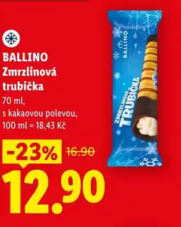 Lidl BALLINO Zmrzlinová trubička nabídka