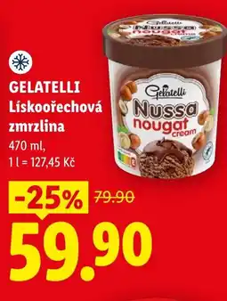 Lidl GELATELLI Lískoořechová zmrzlina nabídka
