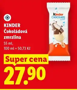 Lidl KINDER Čokoládová zmrzlina nabídka