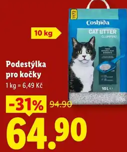Lidl Podestýlka pro kočky nabídka