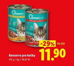 Lidl Konzerva pro kočky nabídka