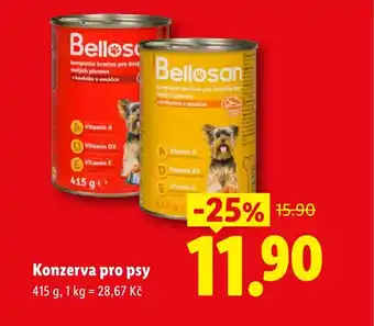 Lidl Konzerva pro psy nabídka
