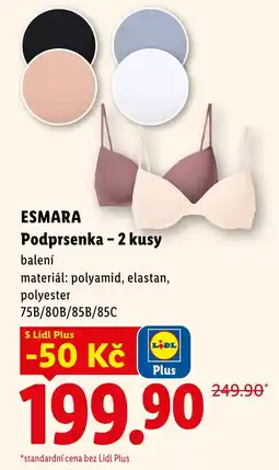 Lidl ESMARA Podprsenka - 2 kusy nabídka
