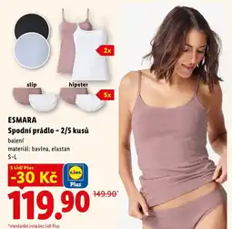 Lidl ESMARA Spodní prádlo - 2/5 kusů nabídka
