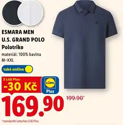 Lidl ESMARA MEN U.S. GRAND POLO Polotriko nabídka
