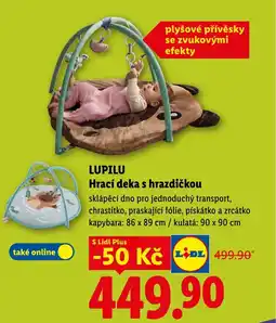 Lidl LUPILU Hrací deka s hrazdičkou nabídka